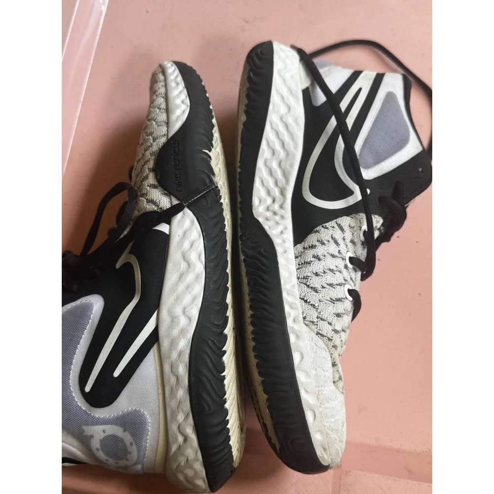 Nike KD Trey 5 VIII White Black Basketball Shoes CK2090-101 Mens 8